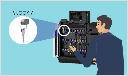 鍵の収納と利用権限による管理