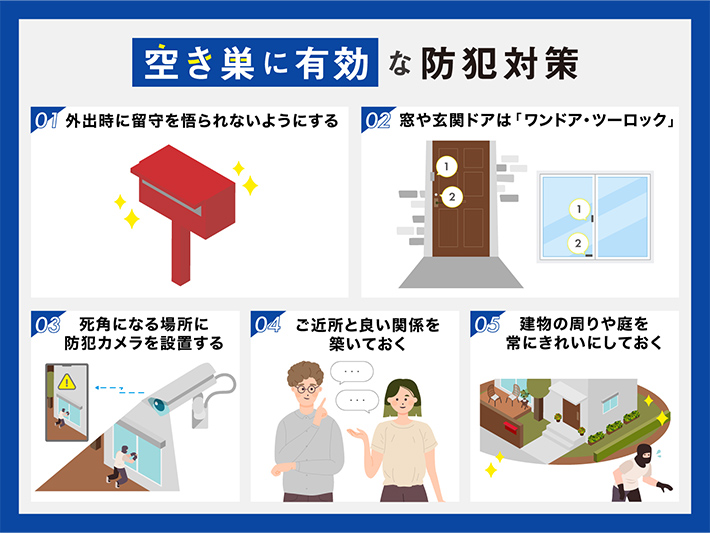 空き巣に有効な防犯対策