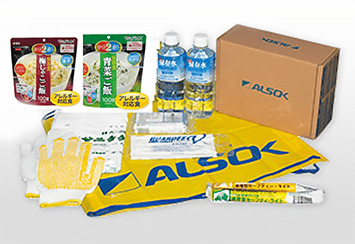 ALSOKの防災用品